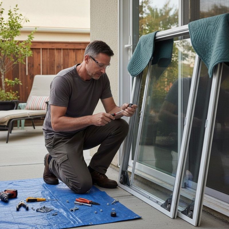 Sliding Door Track Repair in Olathe, KS
